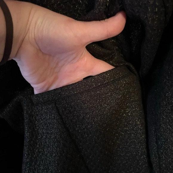 Torrid blazer 5 black with golden detail all over NYE night out jacket - Picture 5 of 8